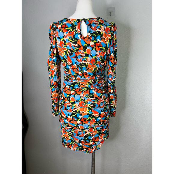 Zara Floral Print Mini Dress - Picture 6 of 7